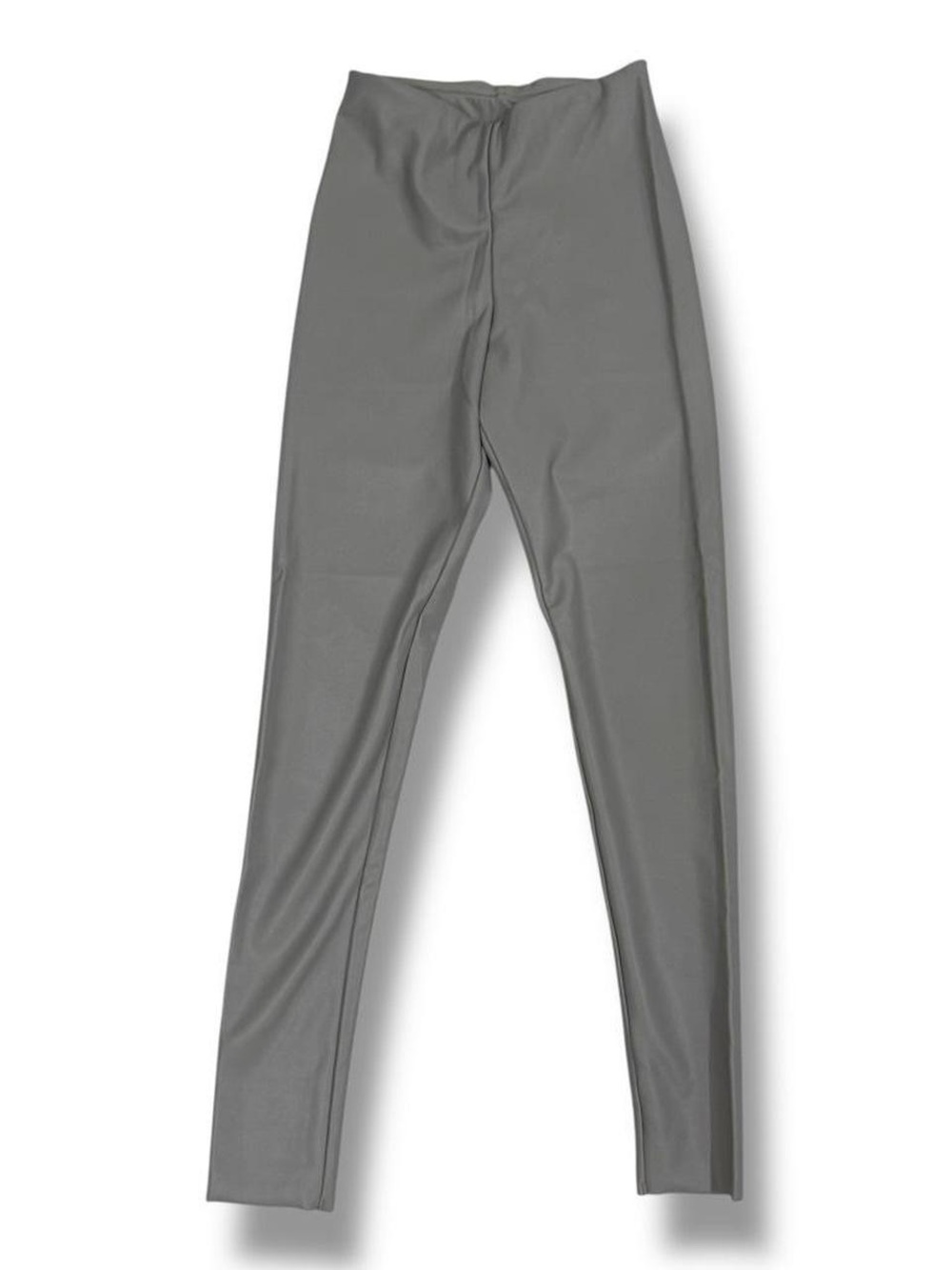 Skims Grey Faux Leather Leggings